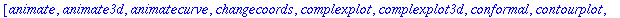 [animate, animate3d, animatecurve, changecoords, co...