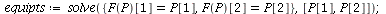`:=`(equi2, proc (F) local equipts, J, dm, EV; description 