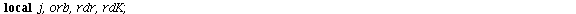 `assign`(logirand, proc (r, K, P0, T, X) local j, orb, rdr, rdK; description 