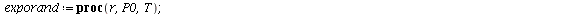 `assign`(exporand, proc (r, P0, T) local j, orb, rd; description 