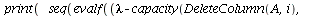 `assign`(VR, proc (A, B, a) local lambda; description 