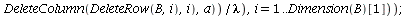 `assign`(VR, proc (A, B, a) local lambda; description 
