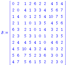 `assign`(B, Matrix(%id = 135210444))