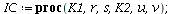 restart; -1; with(LinearAlgebra); -1; with(plots); -1; with(VectorCalculus); -1; `:=`(LV, proc (K, r, s, u, v) option operator; description 