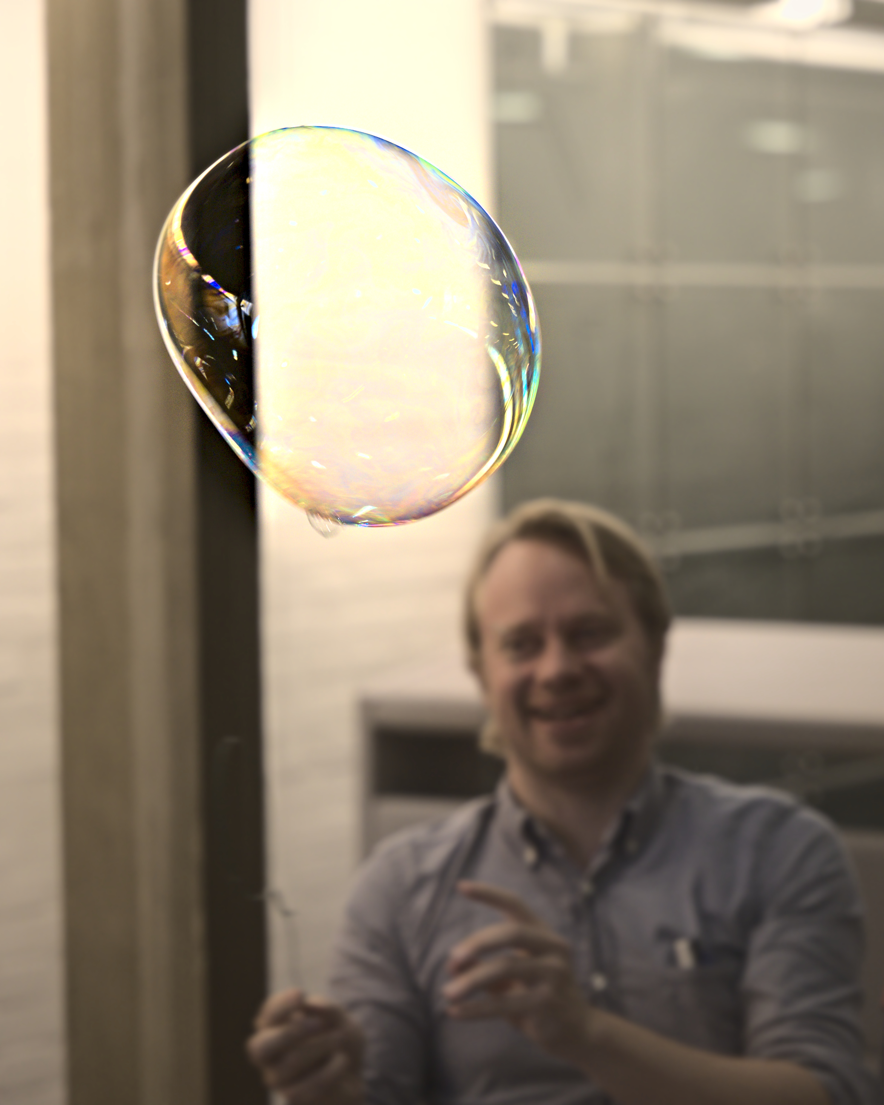Niels Martin med bobler til KulturNat 2021